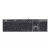 A4Tech KV-300H Tastatur USB QWERTY Schwarz, Grau