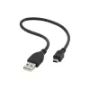 Gembird USB 2.0 A auf Mini-USB-M-Stecker Kabel 0,3 m Grau