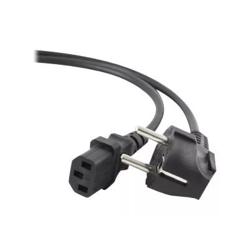 Gembird PC-186 Netzkabel Schwarz 1,8 m CEE7/4 C14 Kupplung