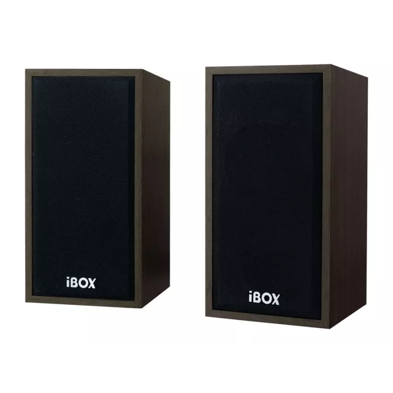 Lautsprecher IBOX IGLSP1 kabelgebunden 2.0 Tischlautsprecher 10 W Cherry