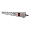 DIGITUS Professional A-19-STRIP-2-IMP – Stromverteilungseinheit (Rack – rackmontierbar) – Wechselstrom 250 V – Eingangsstromversorgung – Ausgang