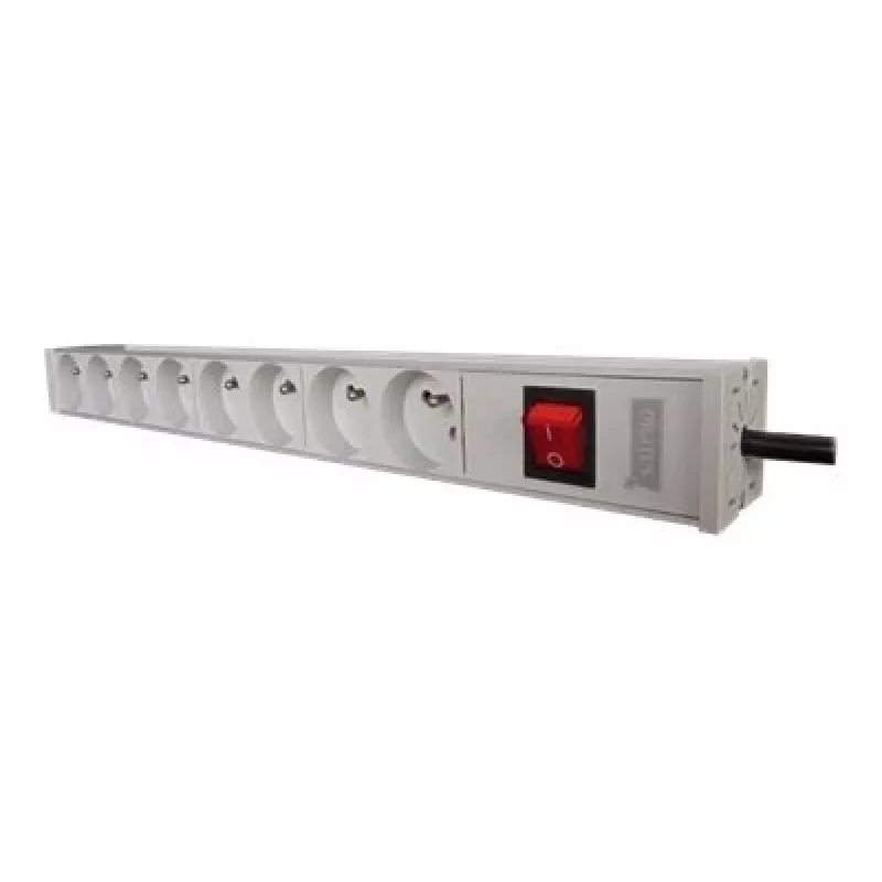 DIGITUS Professional A-19-STRIP-2-IMP – Stromverteilungseinheit (Rack – rackmontierbar) – Wechselstrom 250 V – Eingangsstromversorgung – Ausgang