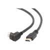 HDMI v2.0 90-Grad-Stecker auf geraden Stecker Verbindungskabel, 19-polig vergoldete Kontakte, 1,8 m, Bulk-Verpackung