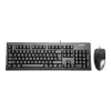 A4Tech KM-72620D - Tastatur-Maus-Set - USB - US - Schwarz