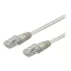 Wentronic Goobay CAT 6 Patchkabel, U/UTP, Grau, 3 m - CCA Kupfergemisch (68409)