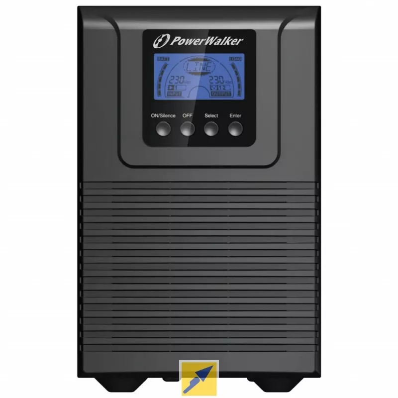 PowerWalker VFI 1000 TG Doppelwandlung (Online) 1 kVA 900 W 4 Steckdosen