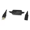 LogiLink UA0143 USB-Kabel USB 2.0 USB-A-Stecker auf Buchse 10,00 m Schwarz