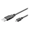 Wentronic 93918 Mobiltelefonkabel Schwarz