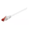 Wentronic Goobay - Netzwerkkabel - RJ-45 (M) auf RJ-45 (M) - 2,0 m - SFTP, PiMF - CAT 6 - vergossen - Weiß (95501)