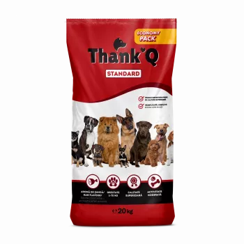 THANK'Q Standard Schinken - Trockenfutter für Hunde - 20 kg