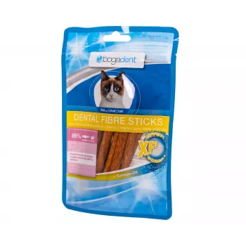 BOGAR Bogadent Dental-Fasersticks Lachs - Katzensnacks - 50 g