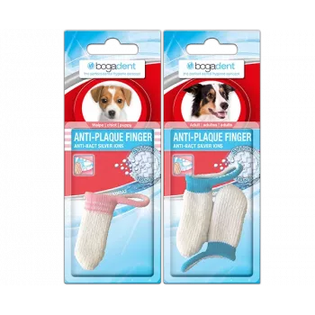 BOGAR Bogadent® Anti-Plaque-Finger – Fingerhülle zum Entfernen von Zahnbelag – 2 Stk.