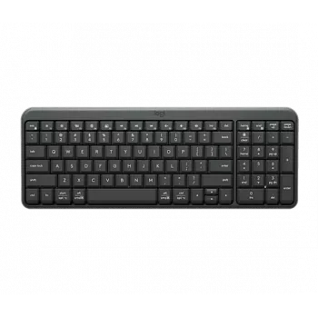 Kompakte kabellose Tastatur Logitech K250 US-Layout, USB-Nano-Empfänger, flache Tasten