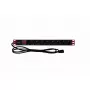 Rack-Steckdosenleiste TECHLY 365733 1U — 8× Schuko-Steckdosen, 2 m Kabel