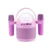 AKAI JoyBox Kids Karaoke-Set mit Bluetooth, USB, MicroSD, AUX, FM-Radio, RGB-Lichtern, Stimmverzerrer, Kabelmikrofon, wiederaufladbarem 1200mAh Akku, 5W RMS