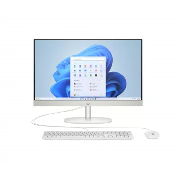 HP 24-CR0089NF All-in-One PC, 23,8 inch FHD, AMD Ryzen 7 7730U, 16 GB RAM, 512 GB SSD, Windows 11 Home, Starry White