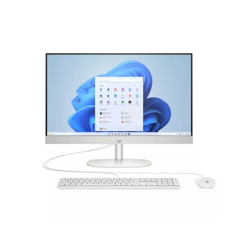 HP 24-CR0089NF All-in-One PC, 23,8 inch FHD, AMD Ryzen 7 7730U, 16 GB RAM, 512 GB SSD, Windows 11 Home, Starry White
