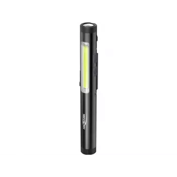 ANSMANN 4-in-1 LED UV Laser wiederaufladbare Taschenlampe 3W+2W
