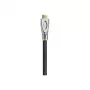 PYTHON HDMI 2.0 Kabel 2m Schwarz 4K 60Hz 18Gbps Nylon-Geflecht