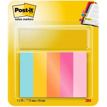 3M Page Marker 670-5-BEA Assorted 5x100 Blatt/Pack