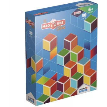 Geomag MagiCube GM120 Magnetische Bausteine, 30 Teile, Mehrfarbig, Quadratisch, Unisex, Kinder ab 1,5 Jahren