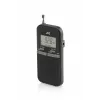 JVC RAE411B Tragbares AM/FM-Radio mit Analogtuner, Schwarz