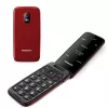PANASONIC KX-TU410EXR Clamshell Mobiltelefon - Rot