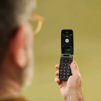 Panasonic KX-TU410EXB Mobiltelefon Klapphandy Schwarz