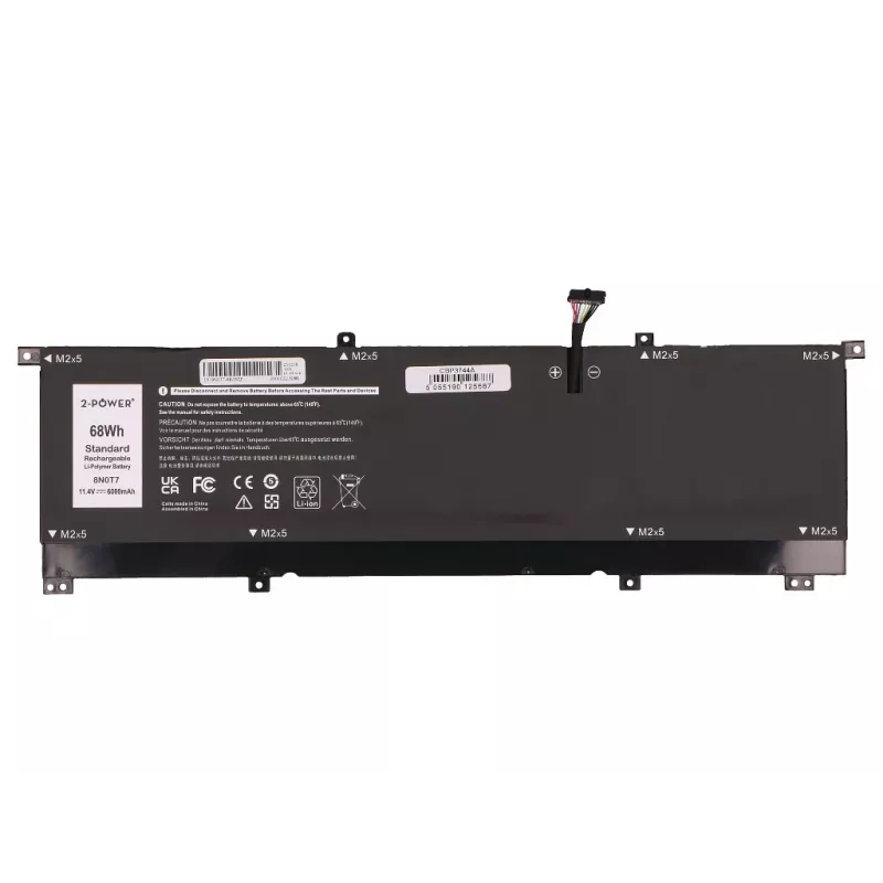 2-Power Hauptakku für Dell XPS 15 9575 2-in-1 - 68 Wh