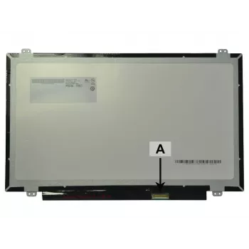2-Power 14,0 Zoll HD Glänzender Laptop-LCD-Bildschirm mit Halterungen - 1366x768 - 40-Pin LVDS
