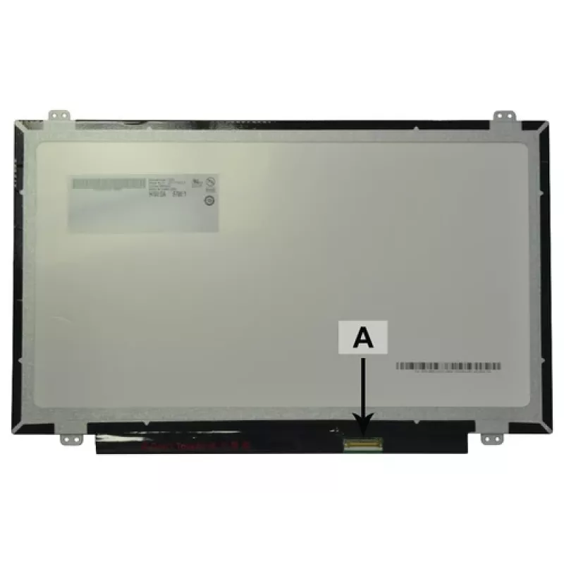 2-Power 14.0 Zoll HD Glänzender Laptop-LCD-Bildschirm mit Halterungen - 1366x768 - 40-Pin LVDS