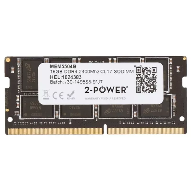 2-POWER MEM5504B 16 GB DDR4 2400 MHz SODIMM Laptop RAM Modul
