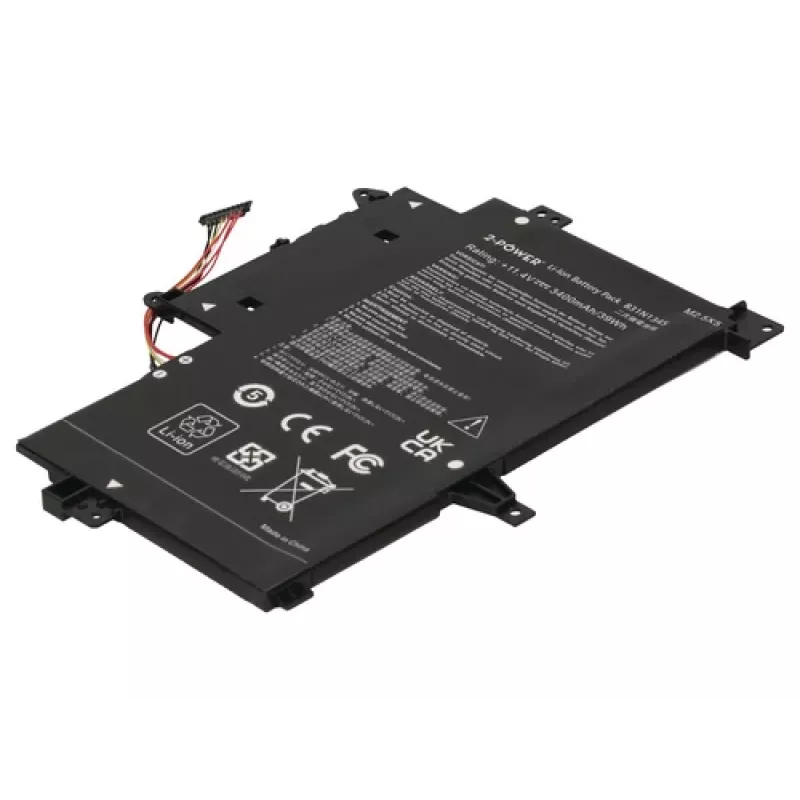 2-Power Hauptakku für Asus Transformer Book Flip TP500LA - 3400 mAh