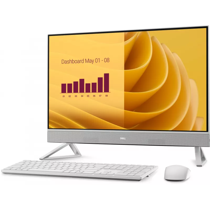 DELL 27 All-in-One EC27250 Intel Core i5-1334U 16GB 512GB SSD Full HD Windows 11 Pro Wireless Keyboard & Mouse 3Y ProSupport