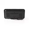 Nedis CLAR004BK Radiowecker mit LED-Anzeige, FM-Tuner, Dual-Alarm, Projektion, AUX, Schwarz