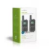 Nedis Walkie Talkie Set WLTK0500BK 5 km Reichweite 8 Kanäle PMR446