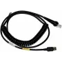 Honeywell USB-Schnittstellenkabel, USB Typ-A auf USB Typ-C, 3m Spiralkabel, Schwarz