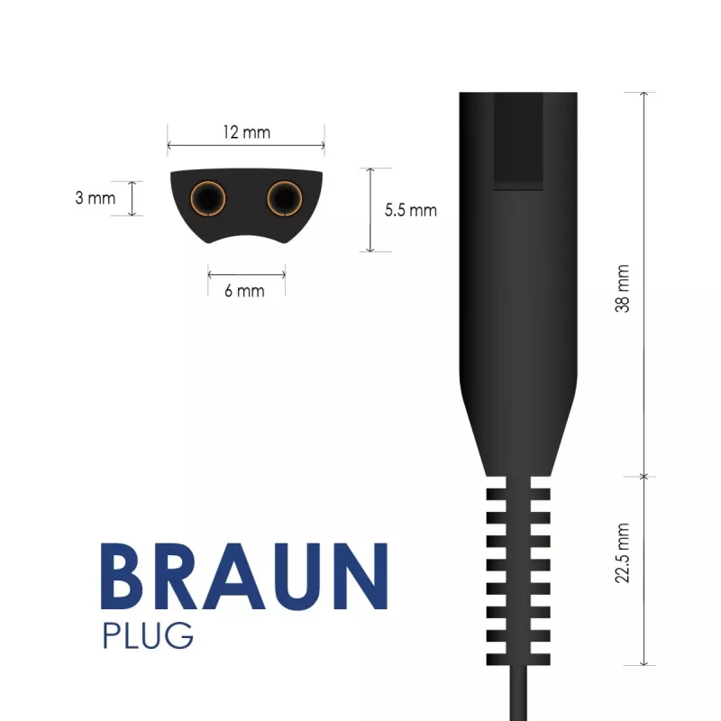 AKYGA Netzteil für Braun Epilierer - 12V 400mA AC/DC Adapter