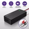 Qoltec Automatic Battery Charger for AGM GEL STD | Rectifier 12V | 2A | 24W | LED | Cable 1.8m