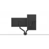BENQ BDL01 Single Monitor Arm für 17-32 Zoll Bildschirme, Tischklemme/Durchführungsmontage, VESA 75x100, Gasfeder, Schwarz