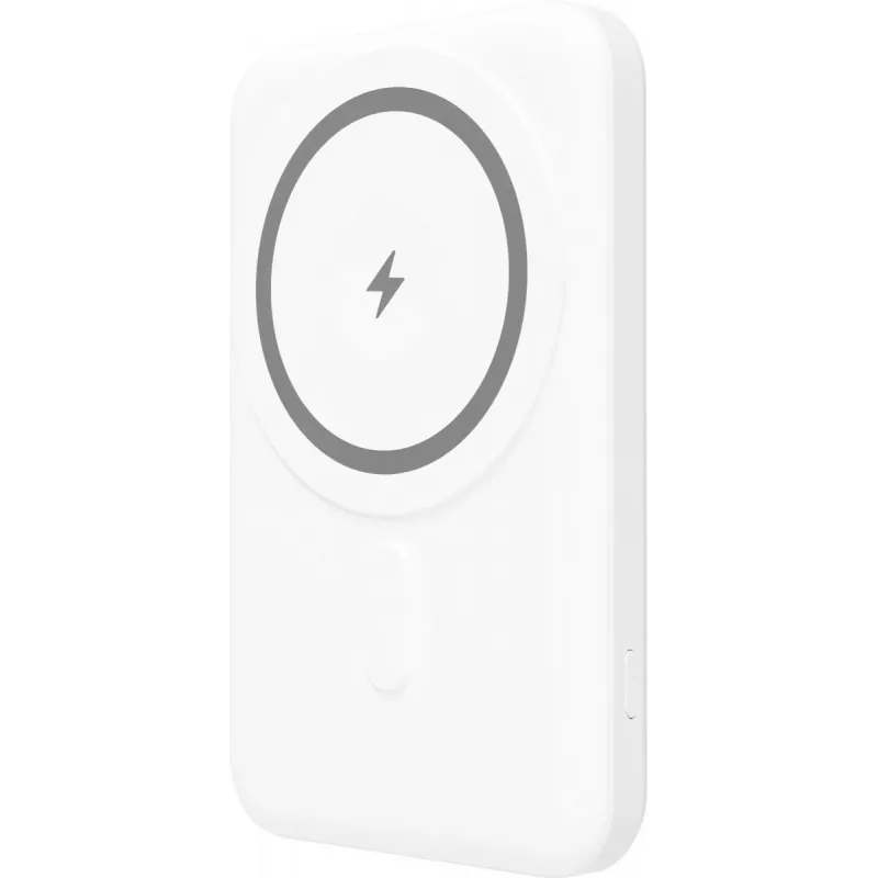 YENKEE Power Bank 501 WH SILIC 5000mAh MagSafe PD 20W Weiß
