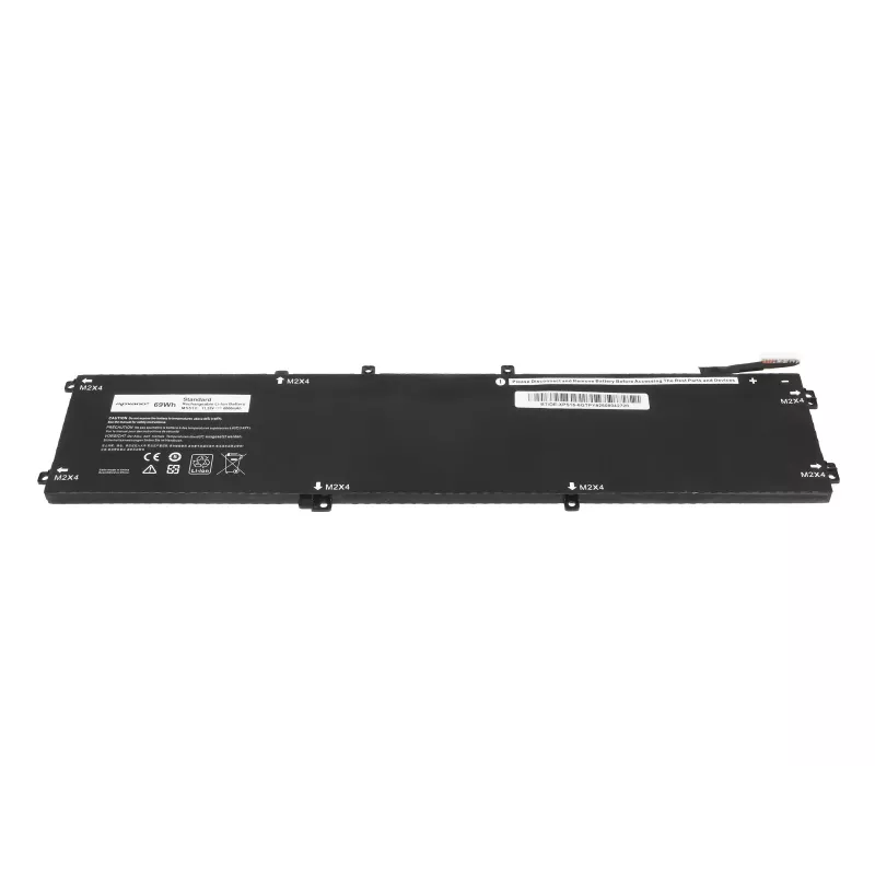 MITSU Akku 6GTPY für Dell XPS 15 9550 - 6000 mAh (69 Wh)