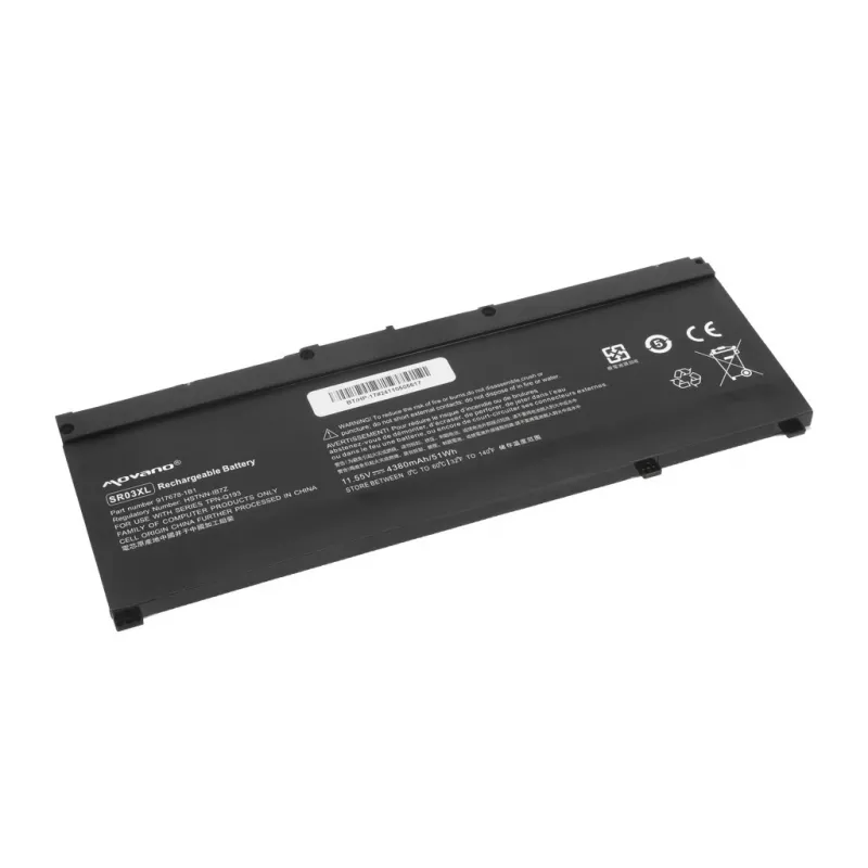 MITSU Akku SR03XL für HP Gaming 15 17 Omen 15-DC - 4380 mAh (51 Wh)