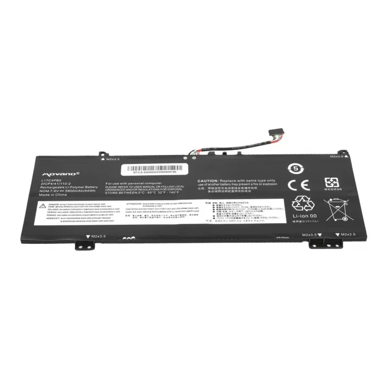 MITSU Akku L17C4PB0 L17M4PB0 für Lenovo Yoga 530-14IKB - 5800 mAh (44 Wh)