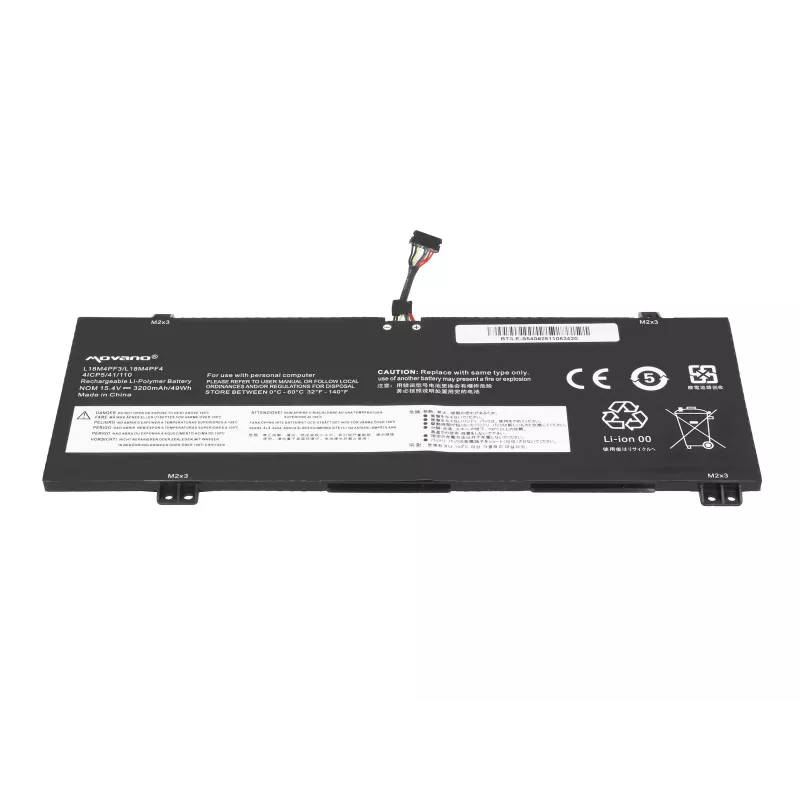 MITSU Akku L18M4PF3 L18C4PF4 für Lenovo IdeaPad S540 - 3200 mAh (49 Wh)