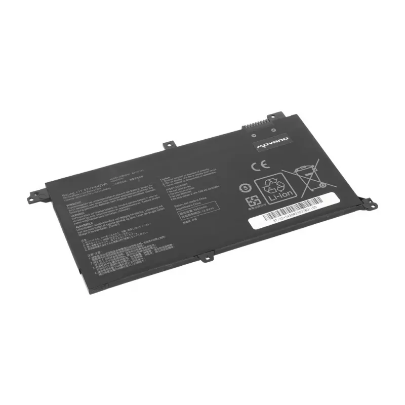 MITSU Akku B31N1732 für Asus Vivobook S430 X430U K430 - 3600 mAh (41 Wh)