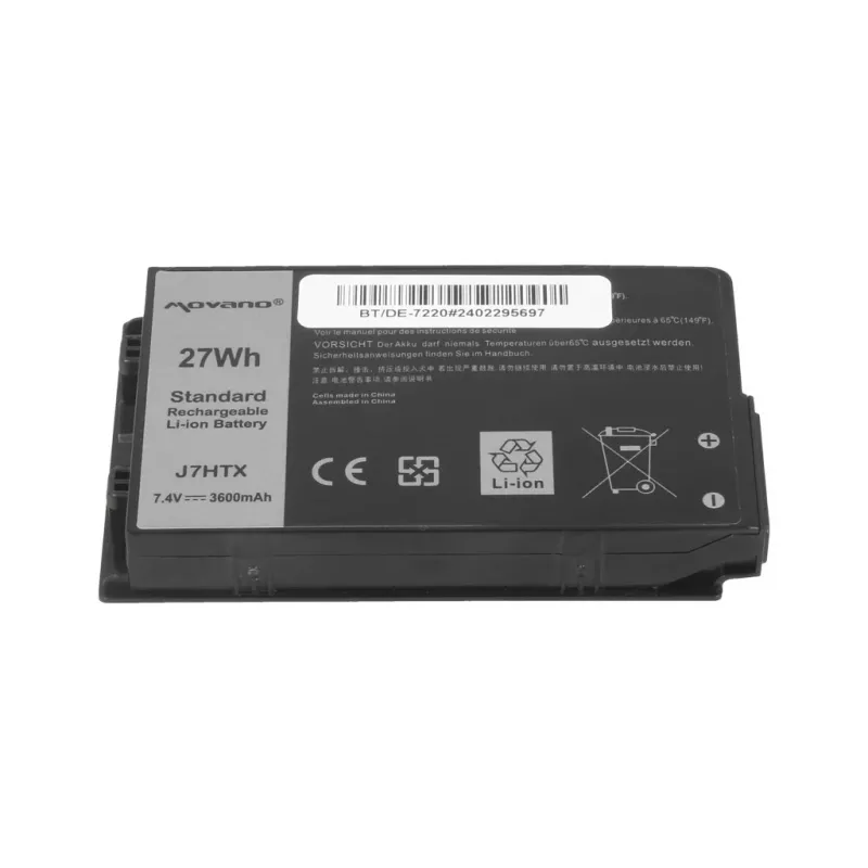 MOVANO Akku J7HTX für Dell Latitude 12 Rugged 7202 7212 7220 Tablet - 3600 mAh (27 Wh)