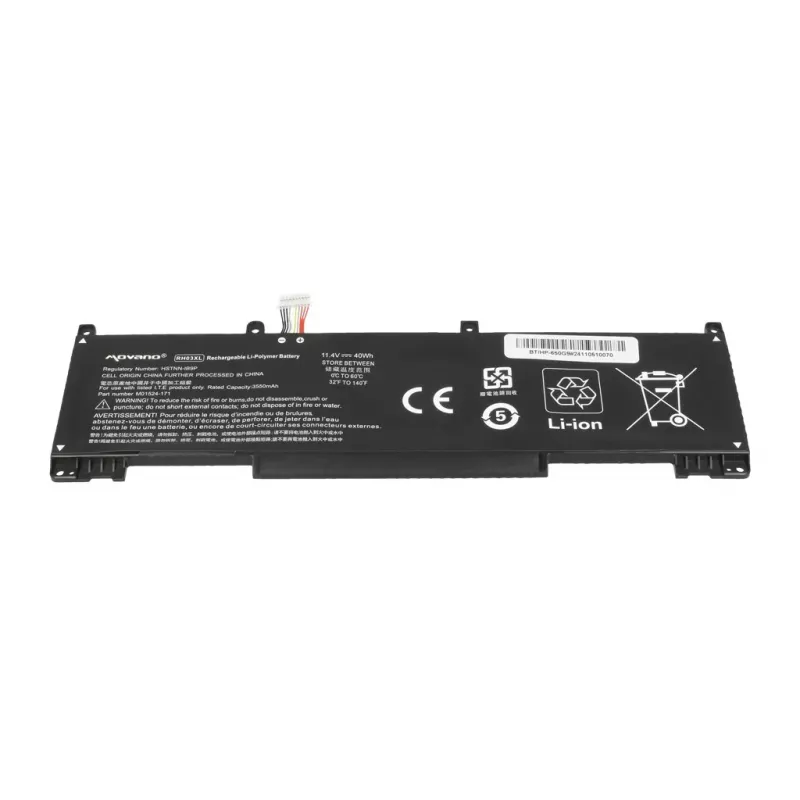 MOVANO Akku RH03XL für HP ProBook 440 445 450 630 640 650 G8 G9 G10 - 3550 mAh (40 Wh)