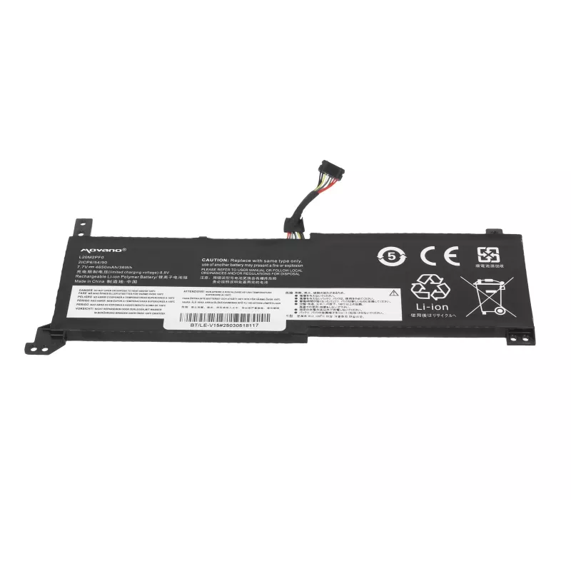 MOVANO Akku L20M2PF0 L20C2PF0 L20L2PF0 für Lenovo V14 V15 V17 G2-ALC G2-ITL - 4650 mAh (36 Wh)