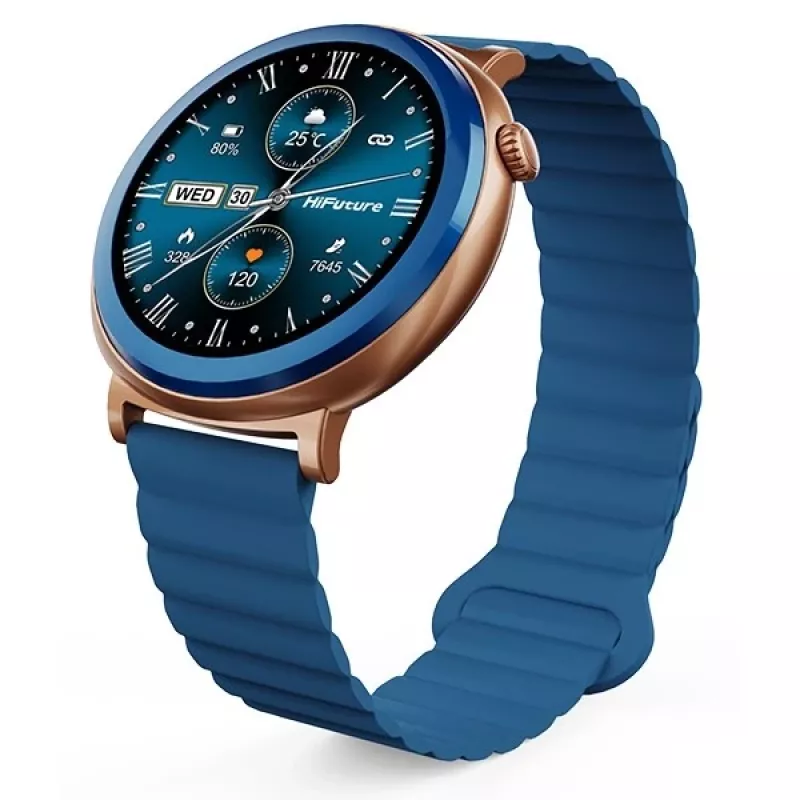 HIFUTURE Smartwatch Aurora AMOLED AI Blau